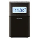 Sony SRF-V1BT negro Radio despertador portátil estéreo AM/FM con Bluetooth y NFC