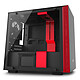 NZXT H200 (negro/rojo) Mini torre mini ITX mini carcasa de torre con ventana lateral de vidrio templado