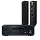Yamaha MusicCast R-N303 Noir + Focal Chorus 615 Black Style Amplificateur-tuner stéréo intégré 2 x 100 W - DLNA - AirPlay - Wi-Fi - Bluetooth - Multiroom + Enceinte colonne (par paire)
