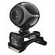 Trust Exis Noir/Argent Webcam VGA avec microphone intégré
