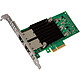 Intel Ethernet Converged Network Adapter X550-T2 (bulk) Intel Converged Ethernet X550-T2 - 4x PCI-Express 3.0 card - 2 x 100/1000/2.5 GbE/5 GbE/10 GbE RJ45 ports