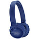JBL TUNE 600BTNC Blue On-ear wireless Bluetooth headset with active noise reduction and built-in microphone