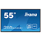 iiyama 55" LED - ProLite LE5540UHS-B1 3840 x 2160 pixels 16:9 - AMVA3 - 4000:1 - 8 ms - HDMI/VGA/DVI - Haut-parleurs intégrés - Noir