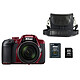 Nikon Coolpix B700 Rouge + Etui CSP-08 + Carte SD + Batterie EN-EL23