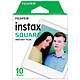 Fujifilm instax Square Film Paquete de películas cuadradas instax para cámaras SQ10 y SQ6 y para impresoras SP-3 instax Share - 10 fotogramas