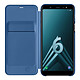 Samsung Flip Wallet Bleu Galaxy A6+ 2018 Etui portefeuille pour Samsung Galaxy A6+ 2018