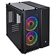 Corsair Crystal 280X RGB (Noir) Boîtier Mini Tour Micro-ATX avec fenêtre en verre trempé