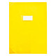 Elba Strong Line Opaque 17 x 22 cm Jaune Protège cahier opaque avec marque-page et poche de rangement - 17 x 22 cm