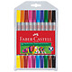 Faber-Castell Double Pointed Felt Pens set of 10 assorted double-tipped markers