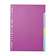 Recycled card dividers A4 size 6 positions Recycled card dividers 3/10 6 keys A4 size