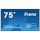 iiyama 75" LED - ProLite LE7540UHS-B1 3840 x 2160 pixels 16:9 - IPS - 1200:1 - 8 ms - HDMI/VGA/DisplayPort - Haut-parleurs intégrés - Noir
