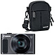 Canon PowerShot SX620 HS Noir + Cullmann Malaga Compact 300 Noir Appareil photo 20.2 MP - Zoom optique 25x - Vidéo Full HD - micro HDMI - Ecran LCD 3" - Wi-Fi et NFC + Etui