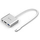 i-tec USB-C HDMI / USB Adapter USB 3.1 Tipo C Macho a USB 3.0 Tipo A Hembra / USB 3.1 Tipo C Hembra / HDMI Hembra