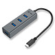 i-tec USB-C Metal Hub 4 Port Hub USB-C de 4 puertos