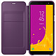 Samsung Flip Wallet Violet Galaxy J6 2018 Etui portefeuille pour Samsung Galaxy J6 2018