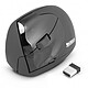 Urban Factory Wireless Ergo Mouse (left-handed) Ergonomic wireless mouse - left handed - 1600 dpi laser sensor - 4 buttons - vertical
