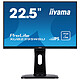 iiyama 22.5" LED - ProLite XUB2395WSU-B1 1920 x 1200 pixels - 4 ms - Format large 16/10 - Dalle IPS - Pivot - HDMI - DisplayPort - Noir