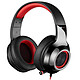 Edifier G4 (Negro/Rojo) Auriculares para videojuegos - circum-aural - sonido envolvente virtual 7.1 - luz de fondo roja - mando a distancia por cable