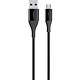 Belkin Câble Mixit Duratek micro-USB vers USB-A - Noir Câble de rechargement et de synchronisation micro-USB vers USB-A en Kevlar - 1,20 m - Noir