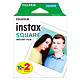 Fujifilm instax Square Film Bipack 2 paquetes de películas cuadradas instax para cámaras instax Square SQ10 y SQ6 e impresoras instax Share SP-3 - 2 x 10 fotogramas