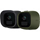 Arlo Go VMA4260 Lot de 2 coques en silicone (noire et verte) remplaçables pour caméra Arlo Go