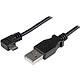 StarTech.com USBAUB2MRA Câble USB 2.0 Type-A vers micro-USB 2.0 Type-B à angle droit (Mâle/Mâle - 2 m)