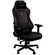 Noblechairs HERO Leather (black/black) Genuine leather seat with 135° reclining backrest and 4D armrests for gamers (up to 150 kg)