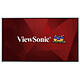 ViewSonic CDE5510 Monitor LED 55" Ultra HD 3840 x 2160 pixel - 8 ms - Widescreen 16:9 - 350 cd/m - HP intgrs - HDMI - Nero (senza piedi)