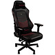Noblechairs HERO Leather (black/red) Genuine leather seat with 135° reclining backrest and 4D armrests for gamers (up to 150 kg)