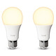 Innr Lightning Smart Bulb E27/B22 - Blanc chaud - Pack de 2 Pack de 2 ampoules LED connectées E27/B22 blanc chaud 8.5W - Compatibles avec le pont Philips Hue