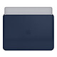 Nota Custodia in pelle Apple per MacBook Pro 13" Blu notte