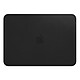 Apple Housse Cuir MacBook 12" Noir Housse en cuir pour MacBook 12"