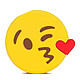 MojiPower Kissing Wink PowerBank amarillo Batería externa 2600 mAh - Besos