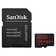 SanDisk Extreme microSDXC UHS-I U3 V30 128 Go + Adaptateur SD Carte mémoire MicroSDXC UHS-I U3 V30 A1 128 Go