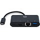 HP USB-C a Hub HDMI USB-C a USB-C/HDMI/USB 3.0/Gigabit Ethernet estación de acoplamiento y replicador de puertos