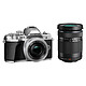 Olympus E-M10 MK III Argent + 14-42mm + 40-150mm R + OM-D Taille M
