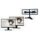 BenQ 23.8" LED - GW2480 (x2) + LDLC Soporte de 2 pantallas 1920 x 1080 píxeles - 5 ms (gris a gris) - Formato ancho 16/9 - Panel IPS - HDMI - Puerto de pantalla + Soporte de escritorio negro para 2 pantallas planas