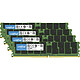 Crucial DDR4 64 Go (4 x 16 Go) 2933 MHz ECC Registered CL21 DR X8 Kit Quad Channel RAM DDR4 PC4-23400 - CT4K16G4RFD8293 (garantie 10 ans par Crucial)