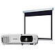 Epson EH-TW650 + LDLC Ecran Manuel - Format 16:9 - 240 x 135 cm Vidéoprojecteur 3LCD Full HD 1080p 3100 Lumens HDMI Wi-Fi (Garantie constructeur 2 ans / Lampe 3 ans ou 3000 h) + Ecran manuel