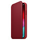 Apple Folio Leather Case (PRODUCT)RED Apple iPhone Xs Leather folio case for Apple iPhone Xs