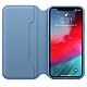 Nota Custodia Folio in pelle blu per Apple iPhone Xs