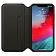 Review Apple Folio Case Leather Black Apple iPhone Xs Max