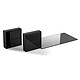 Meliconi Ghost Cube Shelf negro Tapa para cables y tomas de corriente con estante para equipos de audio y vídeo