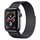 Apple Watch Series 4 GPS + Celular Steel Negro Milanese Black 44 mm Reloj conectado - Acero inoxidable - Resistente al agua hasta 50 m - GPS/GLONASS - Cardiofrecuencímetro - Pantalla Retina OLED 448 x 368 píxeles - Wi-Fi/Bluetooth 5.0 - watchOS 5 - brazalete de acero negro milanés 44 mm