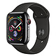 Apple Watch Series 4 GPS + Cellular Acier Noir Sport Noir 44 mm Montre connectée - Acier inoxydable - Étanche 50 m - GPS/GLONASS - Cardiofréquencemètre - Écran Retina OLED 448 x 368 pixels - Wi-Fi/Bluetooth 5.0 - watchOS 5 - Bracelet Sport noir 44 mm