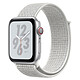 Apple Watch Nike+ Serie 4 GPS + Aluminio Celular Plata Plata Hebilla Deportiva Blanca 40 mm