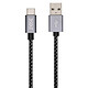 3SIXT Câble USB vers USB-C - 0.3m Câble de chargement et synchronisation USB-A 2.0 vers USB-C (0.3m)