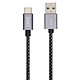 3SIXT Câble USB vers USB-C - 2m Câble de chargement et synchronisation USB-A 2.0 vers USB-C (2m)