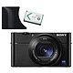 Sony DSC-RX100 V + NP-BX1 + AG-R2 Appareil photo 20.1 Mp - Zoom optique 2.9x - Vidéos 4K - Écran LCD inclinable 7.5 cm - Wi-Fi - NFC + Batterie 1240 mAh + Poignée
