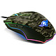 Spirit of Gamer Elite-M50 Army Edition 2 Wired gamer mouse - right handed - 4000 dpi optical sensor - 8 programmable buttons - RGB backlight